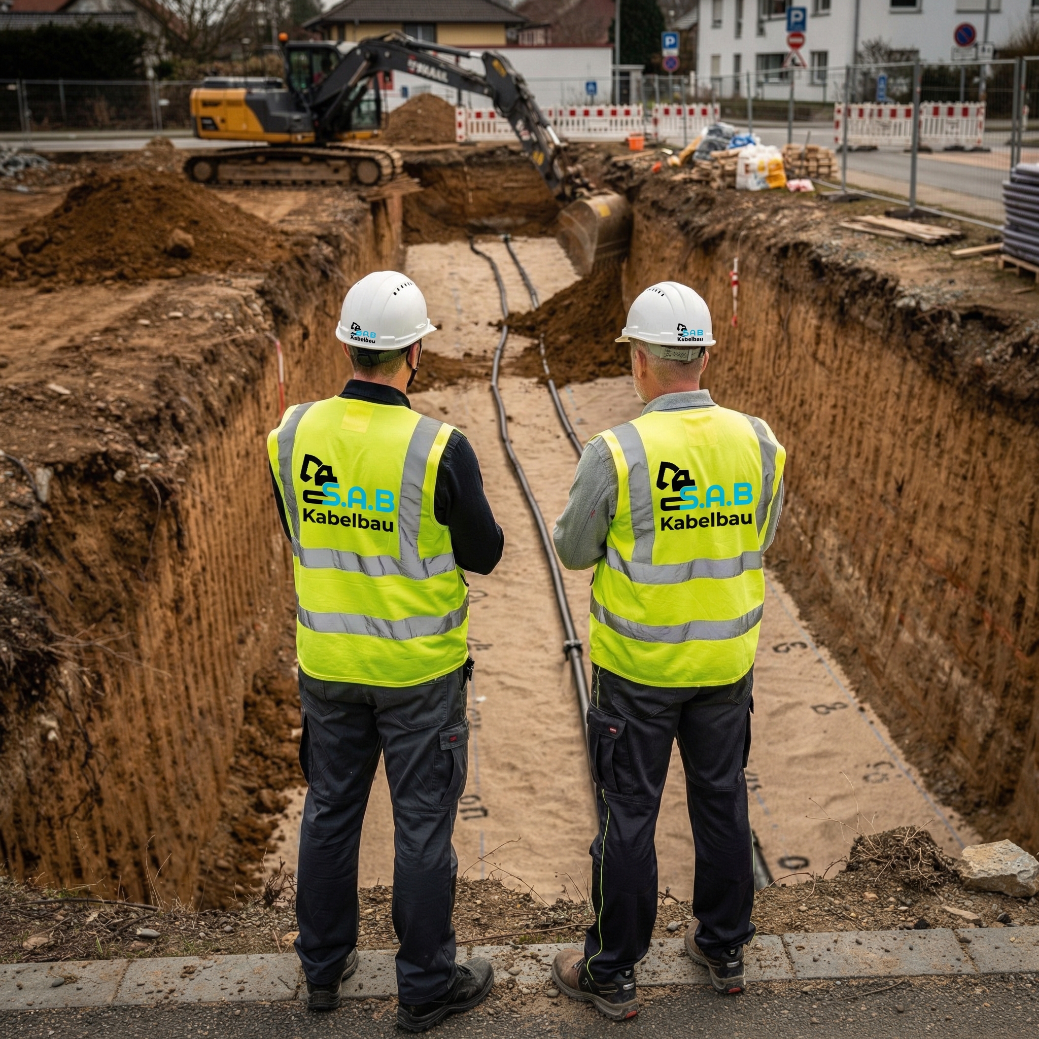 S.A.B. Trassen-Kolonnen mit Fuhrpark