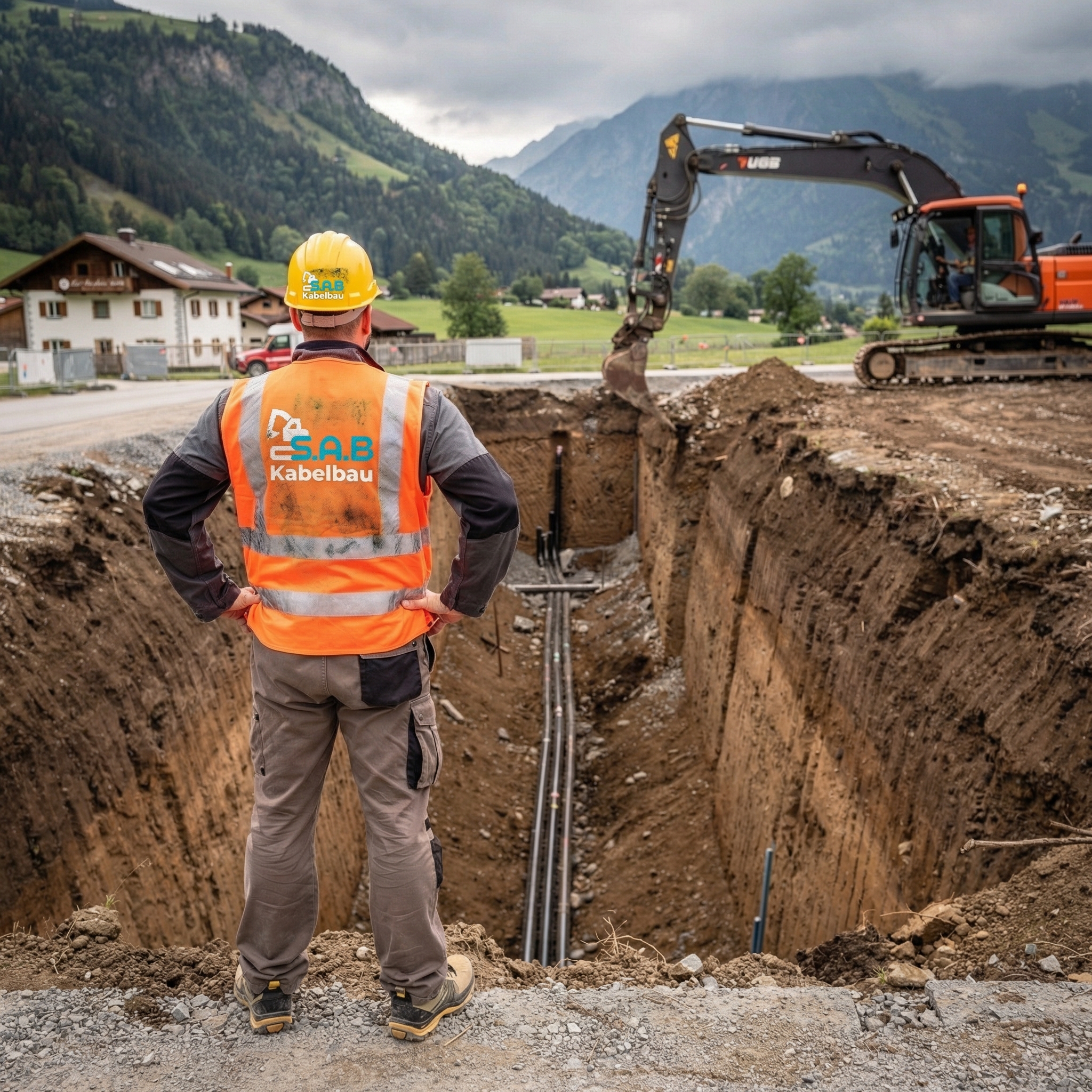 FTTH Tiefbau und Trassenverlegung